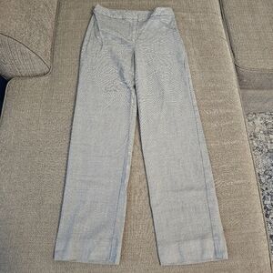 St. John Light Gray Office Career Neutral Minimalist Casual Pants Size 0